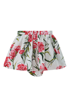 Happy Garden Carnation Mini Skirt